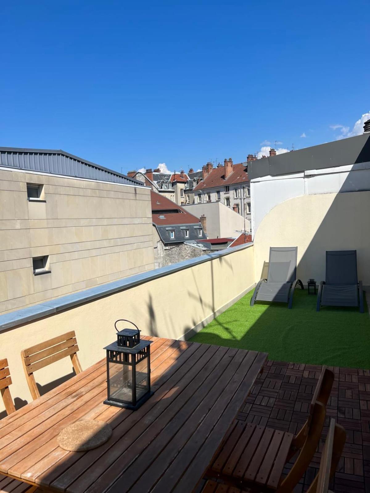 #E0 View On The Bastille Alsace Lorraine Terrace Гренобль Екстер'єр фото